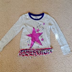 Beaded long sleeve T-shirt